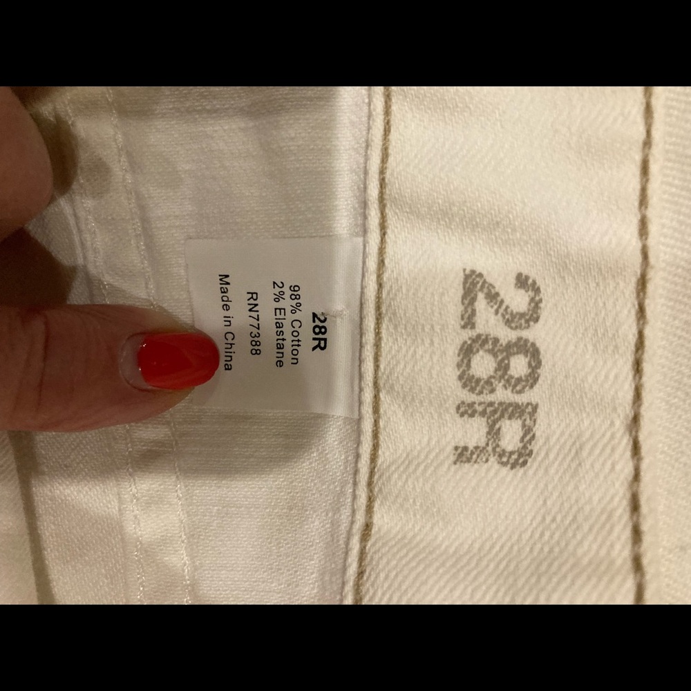 White jeans